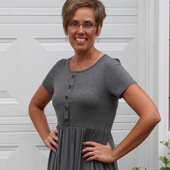 Charcoal Dress - Picture 5 of 5